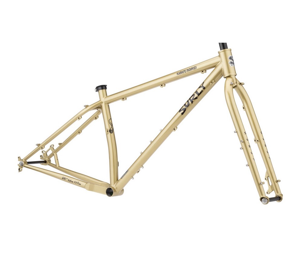 SURLY KARATE MONKEY MTB FRAME KIT, 27.5+/29", FOOL´S GOLD, S SURLY KARATE MONKEY MTB FRAME KIT, 27.5+/29", FOOL´S GOLD, S