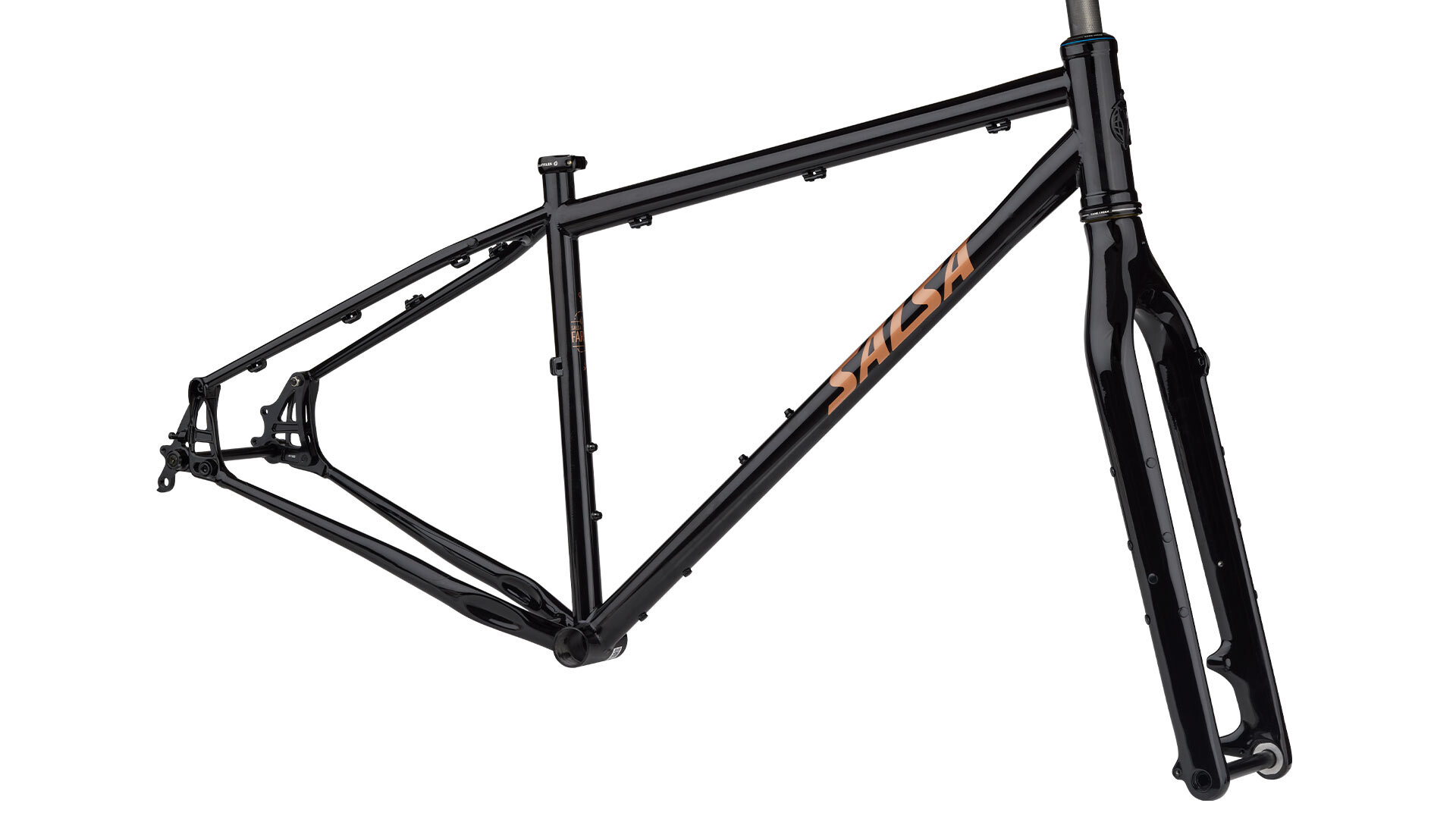 SALSA FARGO FRAME SET, 27.5+/29", M, BLACK SALSA FARGO FRAME SET, 27.5+/29", M, BLACK