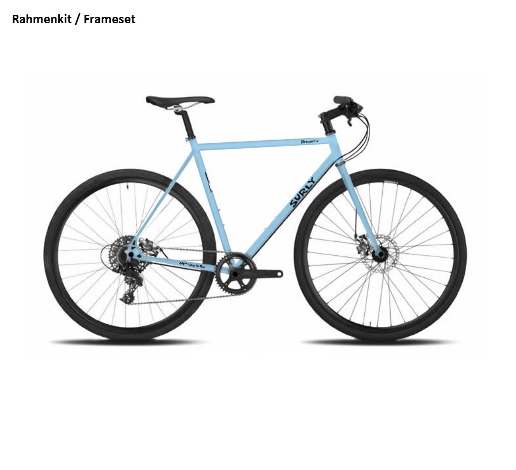 SURLY PREAMBLE ALL-ROAD FRAME KIT, 650B, SKYRIM BLUE, S SURLY PREAMBLE ALL-ROAD FRAME KIT, 650B, SKYRIM BLUE, S