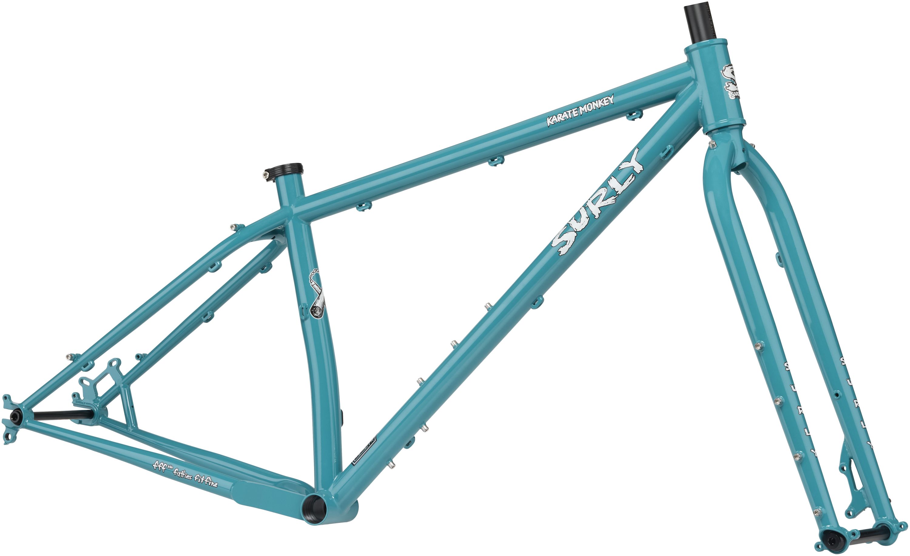 SURLY KARATE MONKEY MTB FRAME KIT, 27.5+/29", LOST AT SEA, XL SURLY KARATE MONKEY MTB FRAME KIT, 27.5+/29", LOST AT SEA, XL