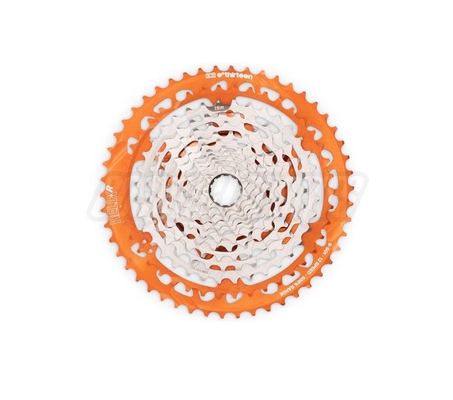 E*THIRTEEN HELIX RACE CASSETTE, 9-50 T., 12-SPD, NARANJA E*THIRTEEN HELIX RACE CASSETTE, 9-50 T., 12-SPD, NARANJA