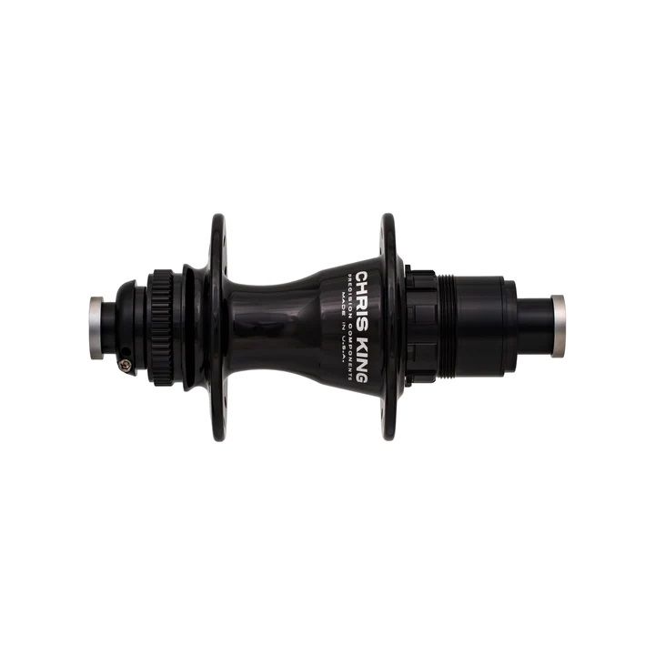 CHRIS KING R45 DISC CENTERLOCK HUB REAR, 142X12MM, 32 H., STEEL-BEARINGS, SHIMANO MICROSPLINE, BLACK CHRIS KING R45 DISC CENTERLOCK HUB REAR, 142X12MM, 32 H., STEEL-BEARINGS, SHIMANO MICROSPLINE, BLACK