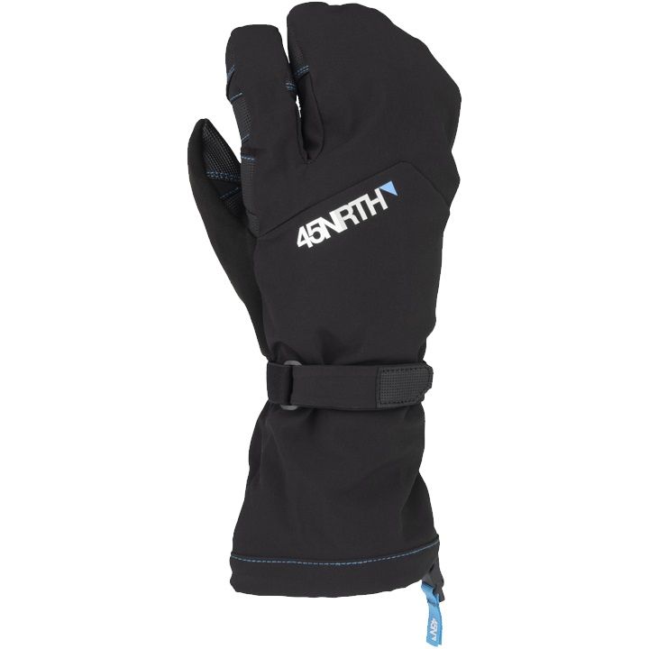 45NRTH STURMFIST 3 FINGER GLOVES, BLACK, M/8 45NRTH STURMFIST 3 FINGER GLOVES, BLACK, M/8