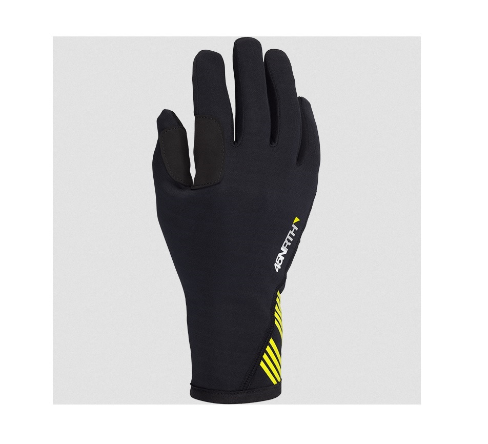 45NRTH RISOR MERINO LINER GLOVES, BLACK, XS/6