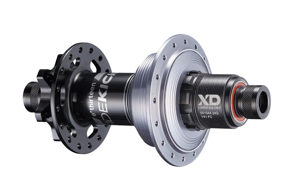 E*THIRTEEN SIDEKICK SUPER BOOST HUB RW, 28 H., 157X12MM, SRAM XD, BLACK/STERLING SILVER E*THIRTEEN SIDEKICK SUPER BOOST HUB RW, 28 H., 157X12MM, SRAM XD, BLACK/STERLING SILVER