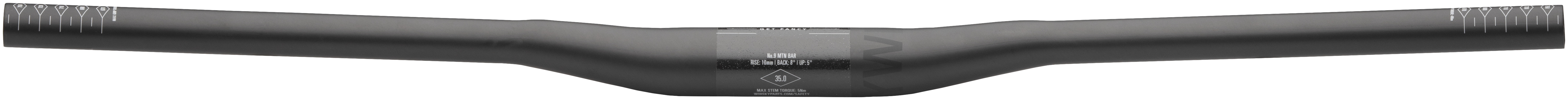 WHISKY NO.9 MTN CARBON RISER HANDLEBAR, 35.0MM, 760X10MM, 8°/5°, MATTE BLACK WHISKY NO.9 MTN CARBON RISER HANDLEBAR, 35.0MM, 760X10MM, 8°/5°, MATTE BLACK
