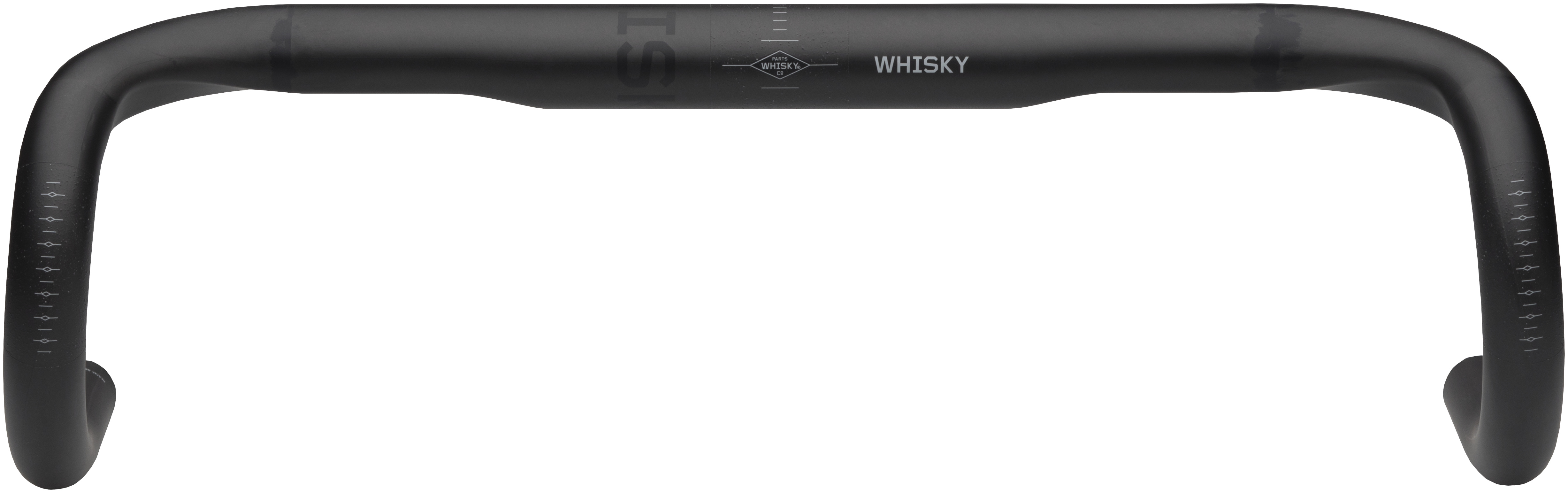 WHISKY NO.9 6F CARBON DROP HANDLEBAR, 31.8MM, 42CMX125X67MM, 6°, MATTE BLACK