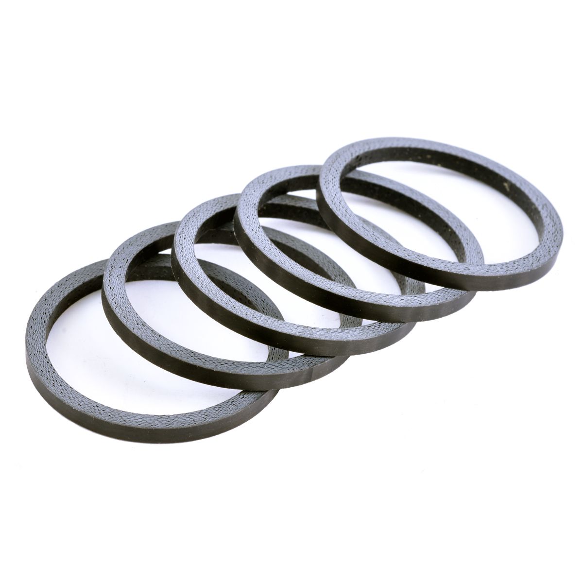 WHEELS MANUFACTURING CARBON HEADSET SPACER, 1 1/8", 2.5MM, (VE/5), BLACK WHEELS MANUFACTURING CARBON HEADSET SPACER, 1 1/8", 2.5MM, (VE/5), BLACK