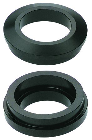 PROBLEM SOLVERS HEADTUBE REDUCER, CANNONDALE 2" TO 34MM/1 1/8", BLACK PROBLEM SOLVERS HEADTUBE REDUCER, CANNONDALE 2" TO 34MM/1 1/8", BLACK