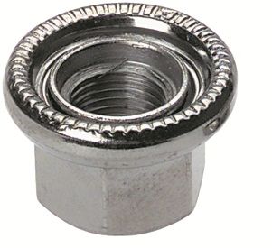 PROBLEM SOLVERS AXLE NUT 10 X 1MM, SILVER PROBLEM SOLVERS AXLE NUT 10 X 1MM, SILVER