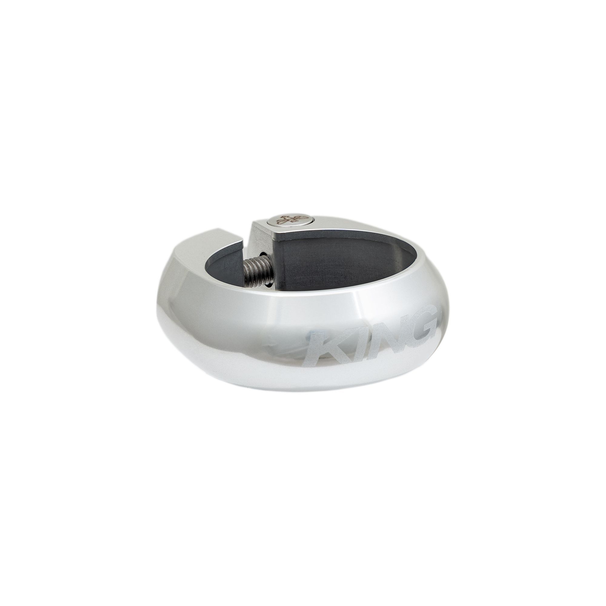CHRIS KING SEATPOST COLLAR, 34.9MM, SILVER CHRIS KING SEATPOST COLLAR, 34.9MM, SILVER