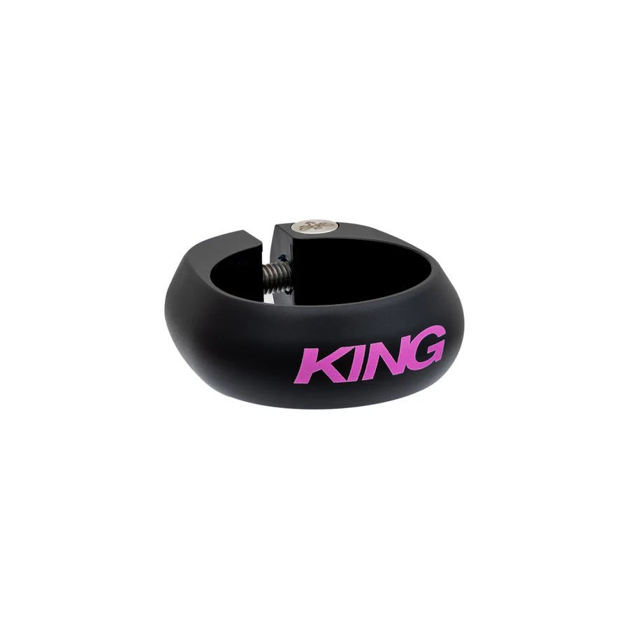 CHRIS KING SEATPOST COLLAR, 36.4MM, TWO TONE BLACK/PUNCH CHRIS KING SEATPOST COLLAR, 36.4MM, TWO TONE BLACK/PUNCH