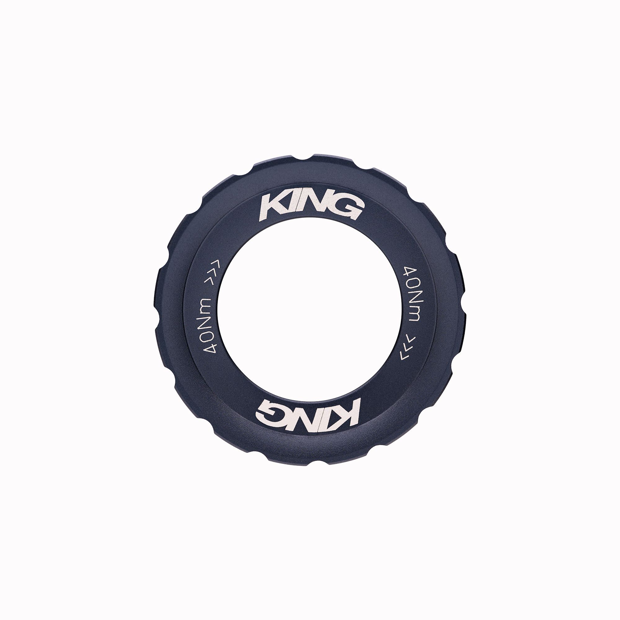 CHRIS KING CENTERLOCK LOCKRING, EXTERNAL SPLINE, MIDNIGHT CHRIS KING CENTERLOCK LOCKRING, EXTERNAL SPLINE, MIDNIGHT