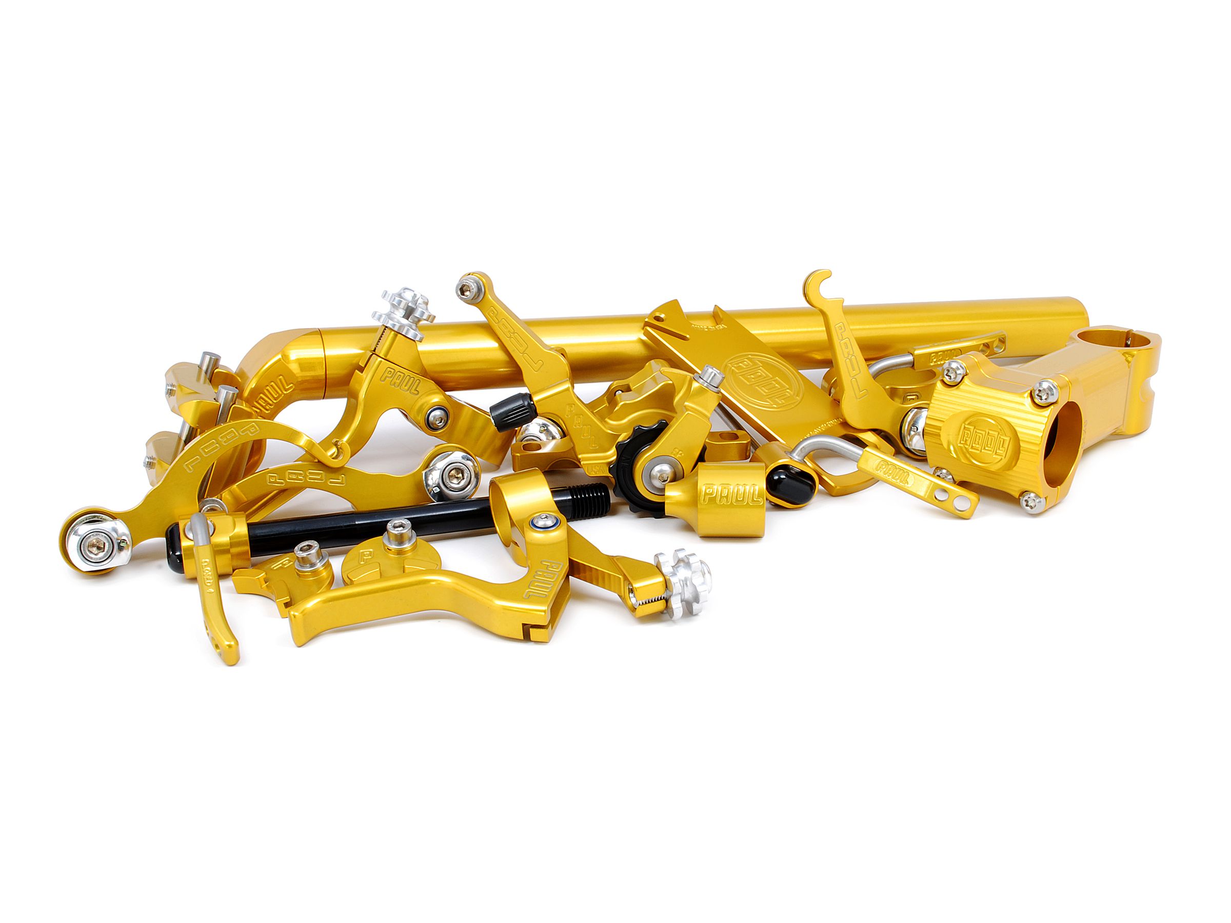 PAUL COMPONENT BRAKE SPRING, PAIR, SILVER/GOLD PAUL COMPONENT BRAKE SPRING, PAIR, SILVER/GOLD