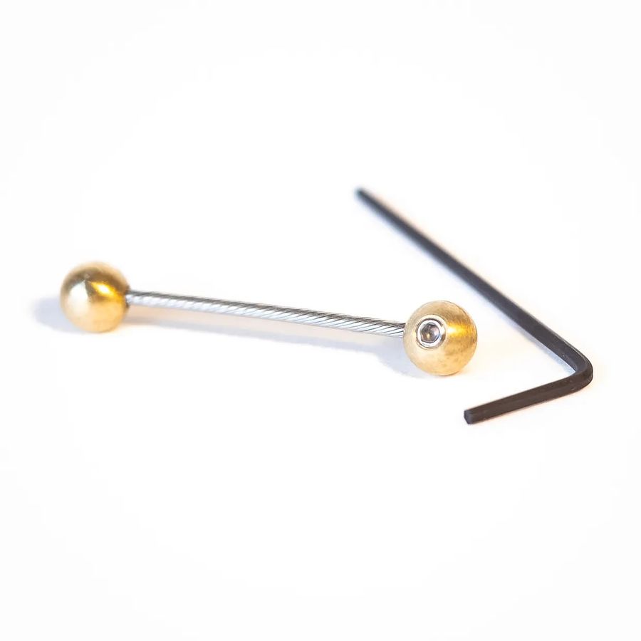 PAUL COMPONENT X FORAGER CYCLES CABLE CHERRIES CABLE TIPS, 2 PCS., BRASS PAUL COMPONENT X FORAGER CYCLES CABLE CHERRIES CABLE TIPS, 2 PCS., BRASS