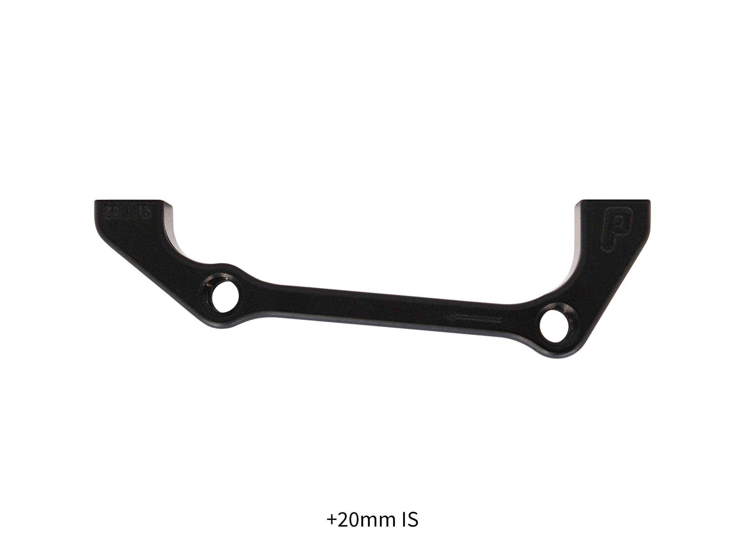 PAUL COMPONENT DISC BRAKE ADAPTER IS, 20MM, FRONT 180MM/ REAR 160MM, BLACK PAUL COMPONENT DISC BRAKE ADAPTER IS, 20MM, FRONT 180MM/ REAR 160MM, BLACK