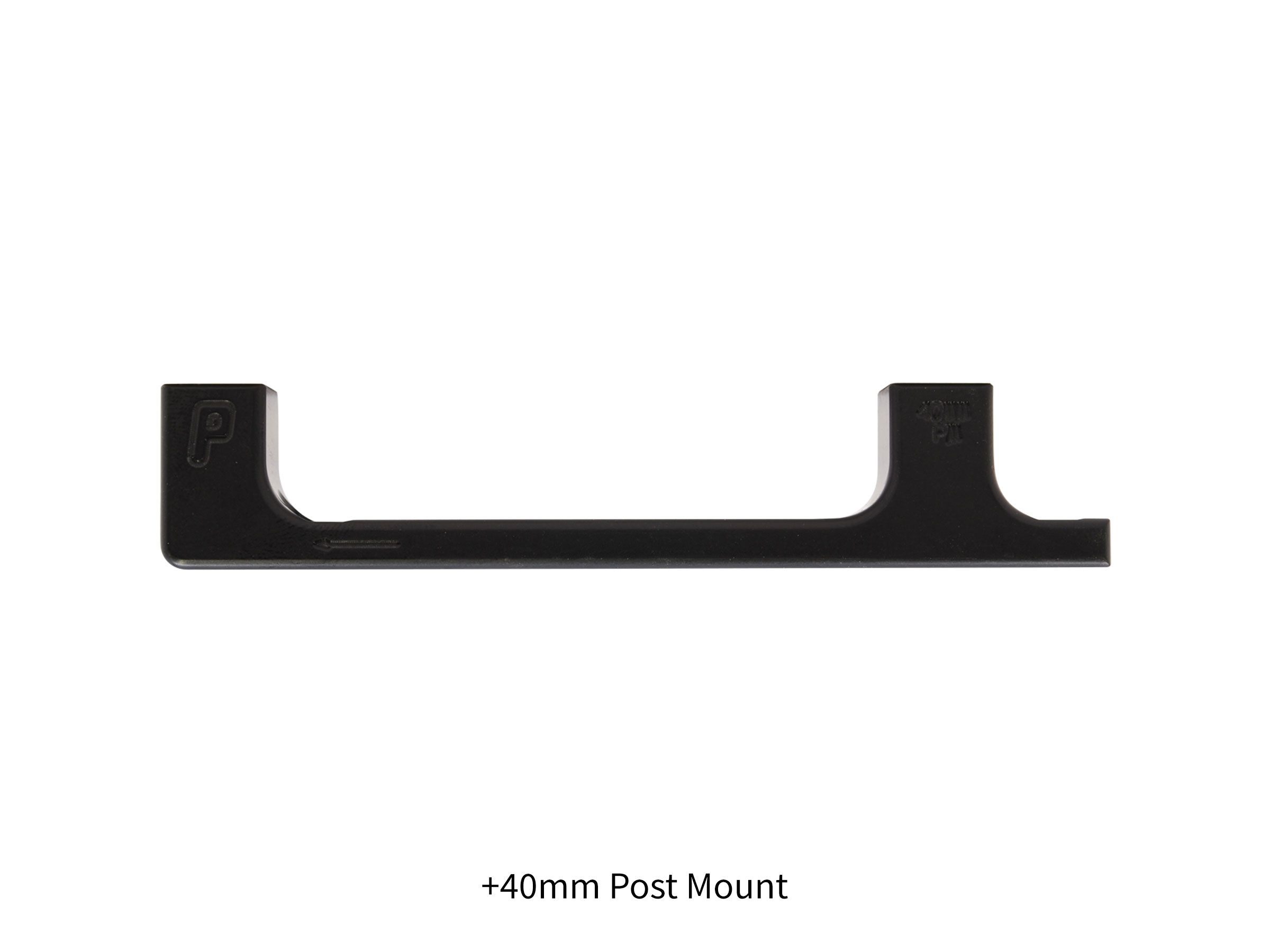 PAUL COMPONENT DISC BRAKE ADAPTER PM, 40MM, FRONT 200MM/ REAR 180MM, BLACK 