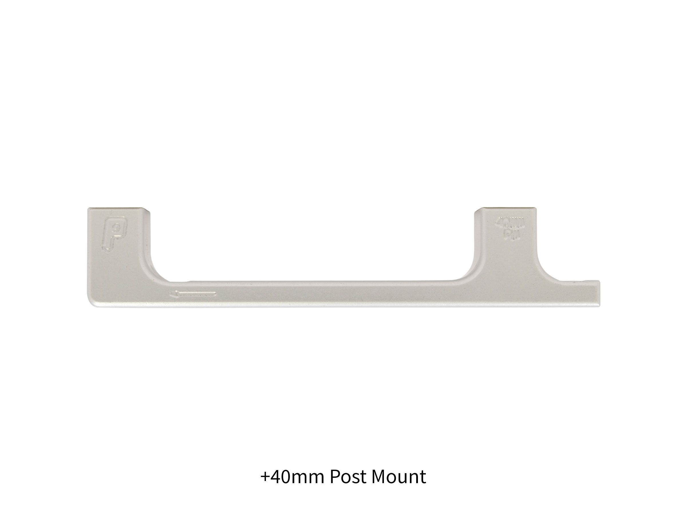 PAUL COMPONENT DISC BRAKE ADAPTER PM, 40MM, FRONT 200MM/ REAR 180MM, SILVER