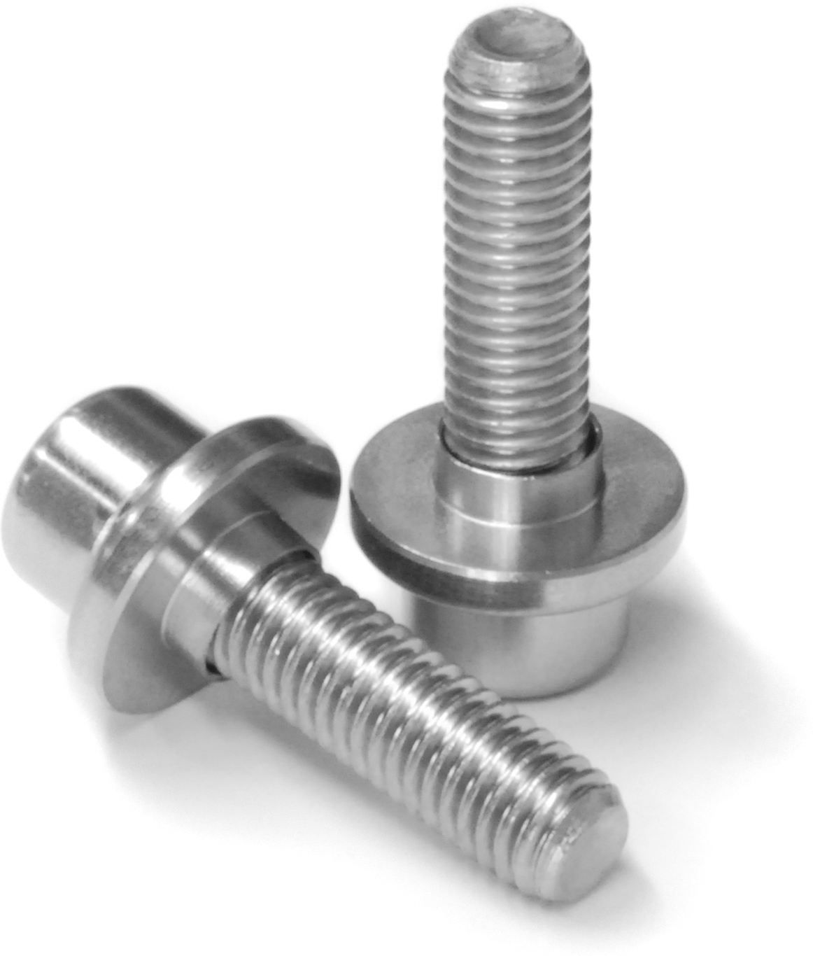 PAUL COMPONENT HUB BOLT AND WASHER FRONT, FHUB/DISK FHUB/HIGH FLANGE, PAIR, SILVER PAUL COMPONENT HUB BOLT AND WASHER FRONT, FHUB/DISK FHUB/HIGH FLANGE, PAIR, SILVER