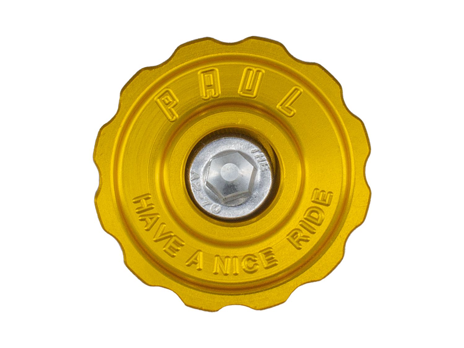 PAUL COMPONENT KLAMPER STEM CAP, 1 1/8", GOLD PAUL COMPONENT KLAMPER STEM CAP, 1 1/8", GOLD