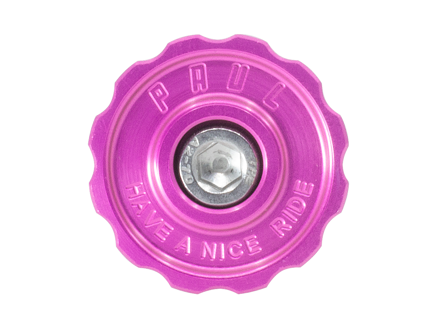PAUL COMPONENT KLAMPER STEM CAP, 1 1/8", PINK PAUL COMPONENT KLAMPER STEM CAP, 1 1/8", PINK