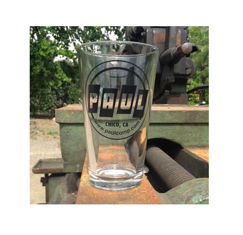 PAUL COMPONENT LOGO PINT GLAS PAUL COMPONENT LOGO PINT GLAS