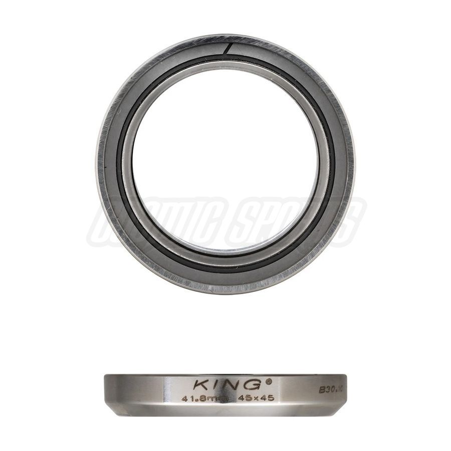 CHRIS KING DROPSET REPLACEMENT BEARING, 42MM, 45X45°, 1 STK., STAINLESS CHRIS KING DROPSET REPLACEMENT BEARING, 42MM, 45X45°, 1 STK., STAINLESS
