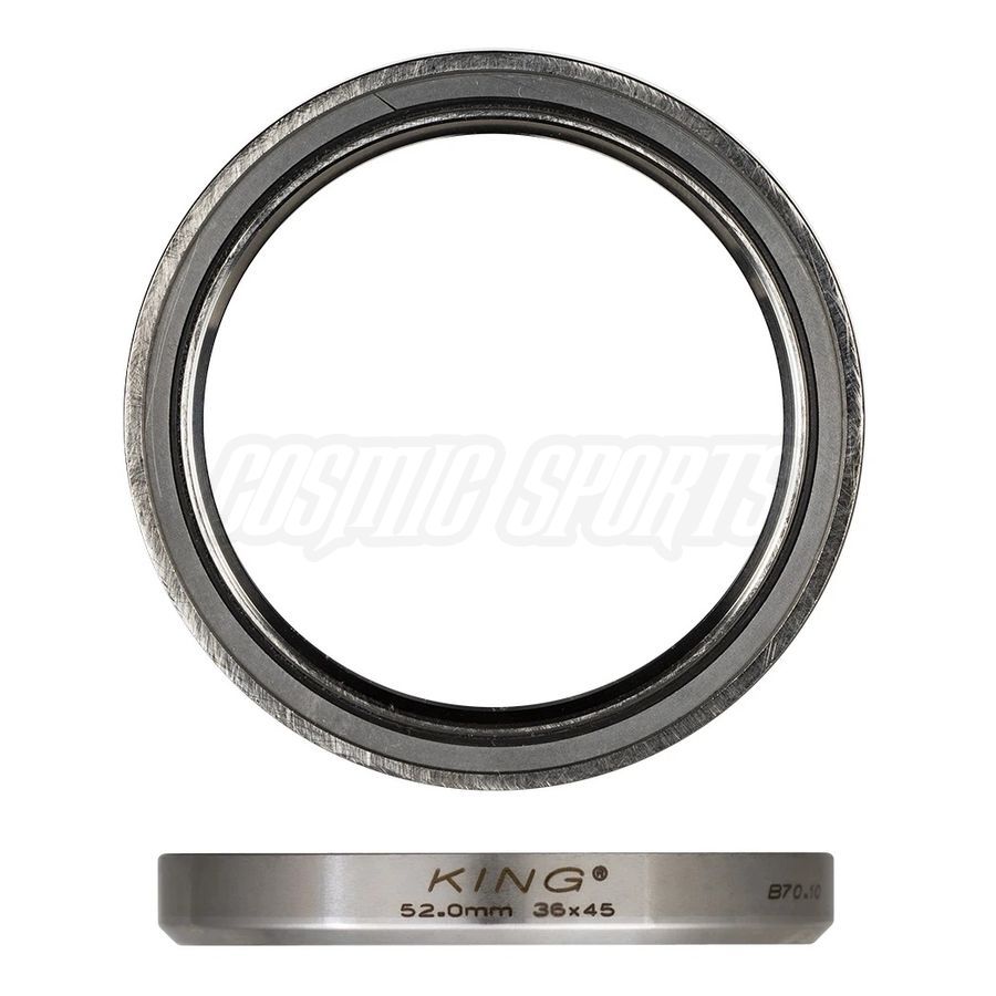 CHRIS KING DROPSET REPLACEMENT BEARING, 52MM, 36X45°, 1 STK., STAINLESS CHRIS KING DROPSET REPLACEMENT BEARING, 52MM, 36X45°, 1 STK., STAINLESS