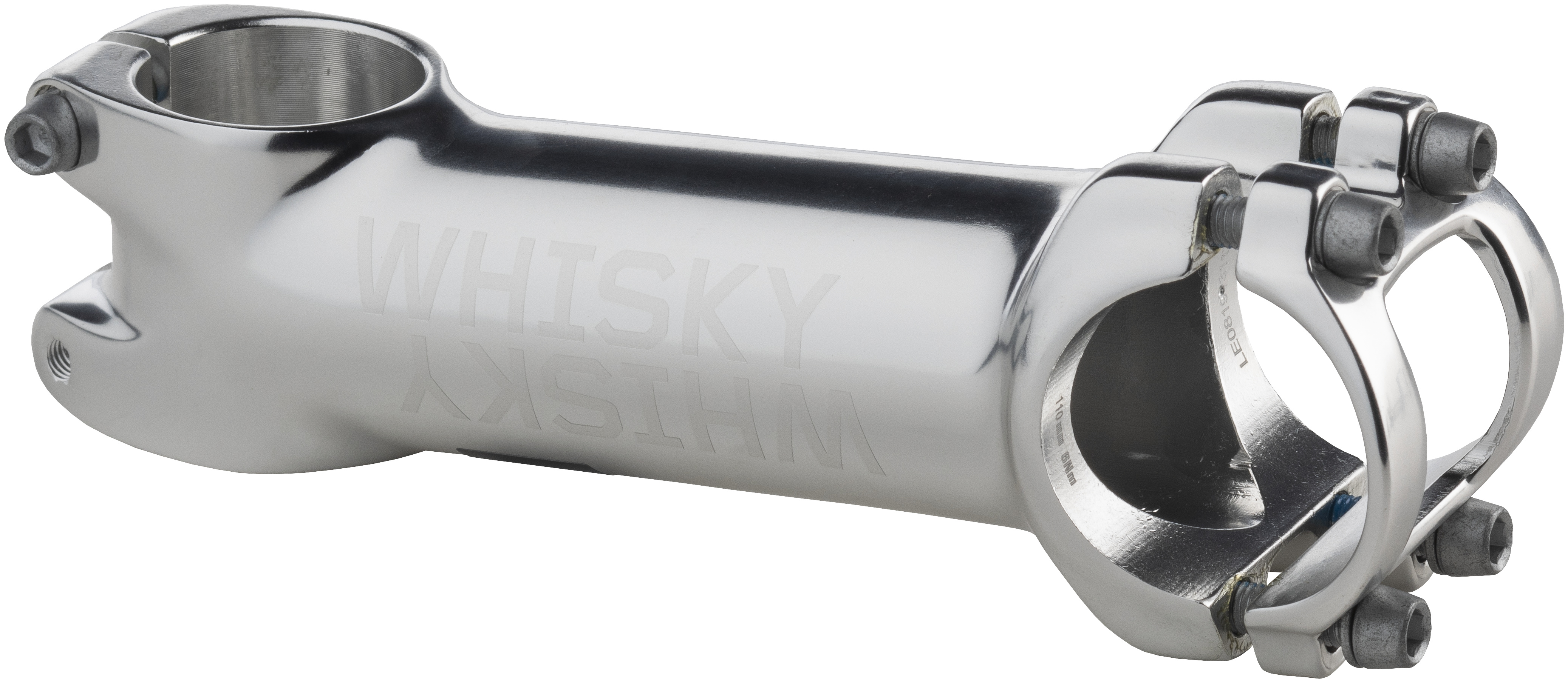 WHISKY NO.7 HP STEM, 31.8MM, 110MM, 6°, SILVER WHISKY NO.7 HP STEM, 31.8MM, 110MM, 6°, SILVER