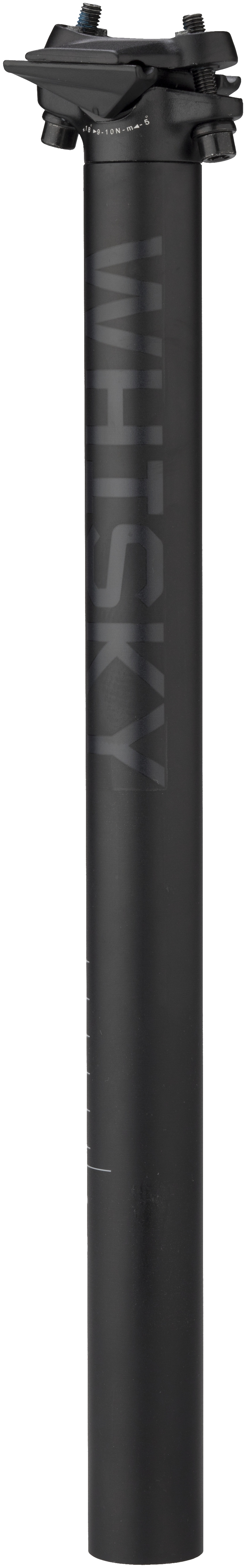 WHISKY NO.7 SEATPOST, 0MM, 31.6MM, 400MM, 7X7MM RAILS, MATTE BLACK