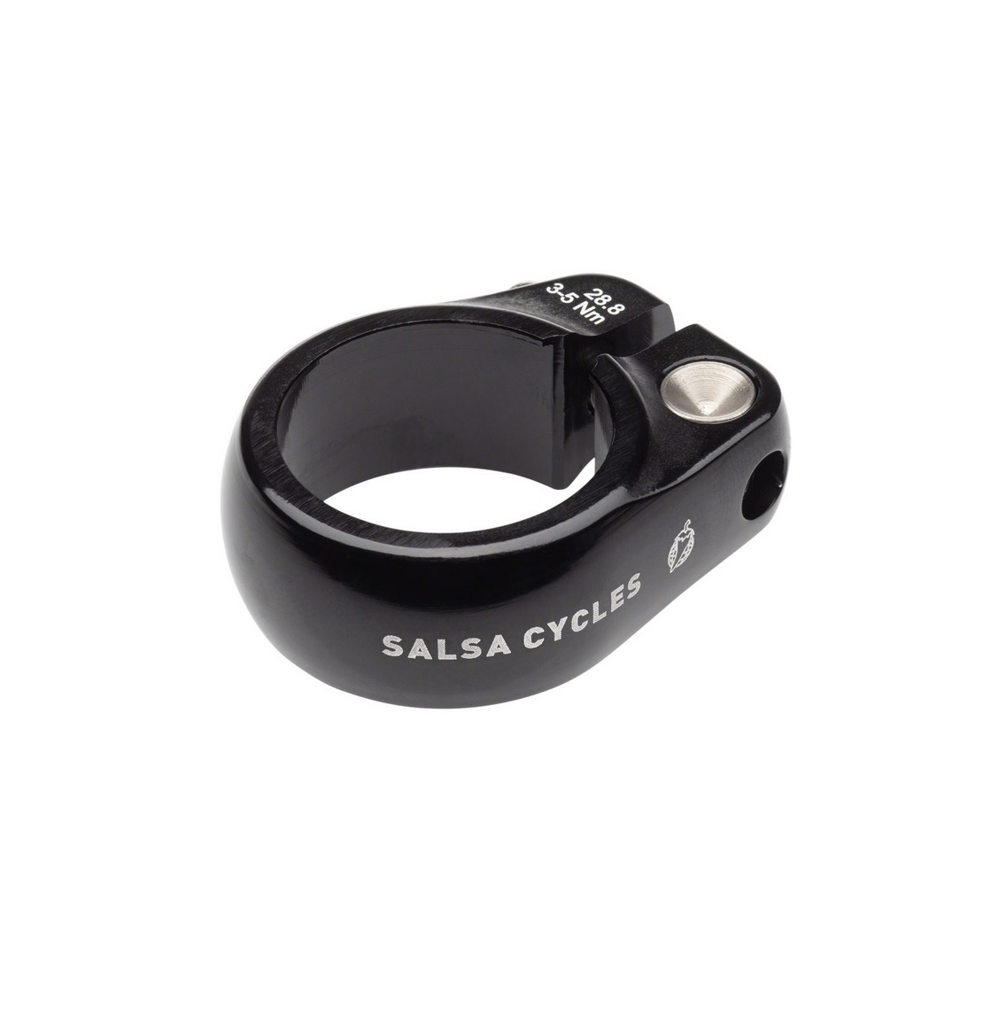 SALSA LIP-LOCK SEAT CLAMP, BLACK, 28.8