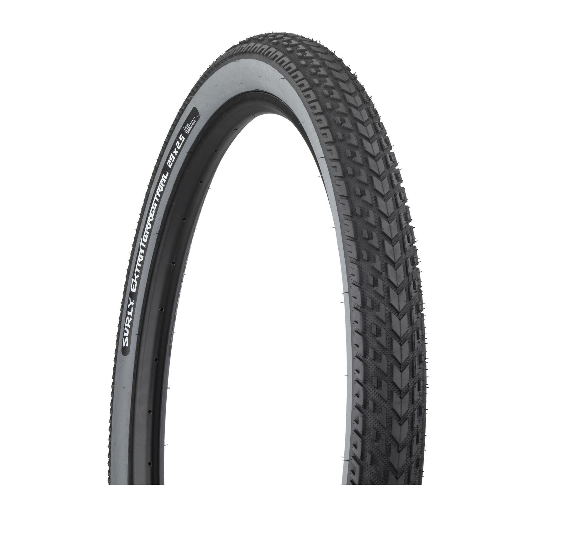 SURLY EXTRATERRESTRIAL FOLDING TIRE, 29X2.50", 64-622, 60TPI, TUBELESS READY, BLACK/SLATE SURLY EXTRATERRESTRIAL FOLDING TIRE, 29X2.50", 64-622, 60TPI, TUBELESS READY, BLACK/SLATE