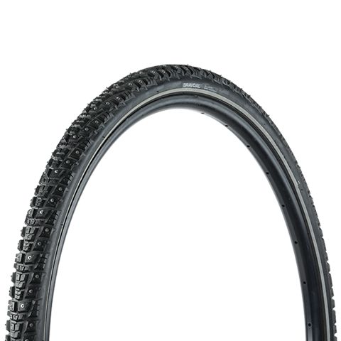 45NRTH GRAVDAL FOLDING TIRE, 700X45C, 45-622, 240 KONKAVE KARBID SPIKES, 60TPI, TUBELESS READY 45NRTH GRAVDAL FOLDING TIRE, 700X45C, 45-622, 240 KONKAVE KARBID SPIKES, 60TPI, TUBELESS READY