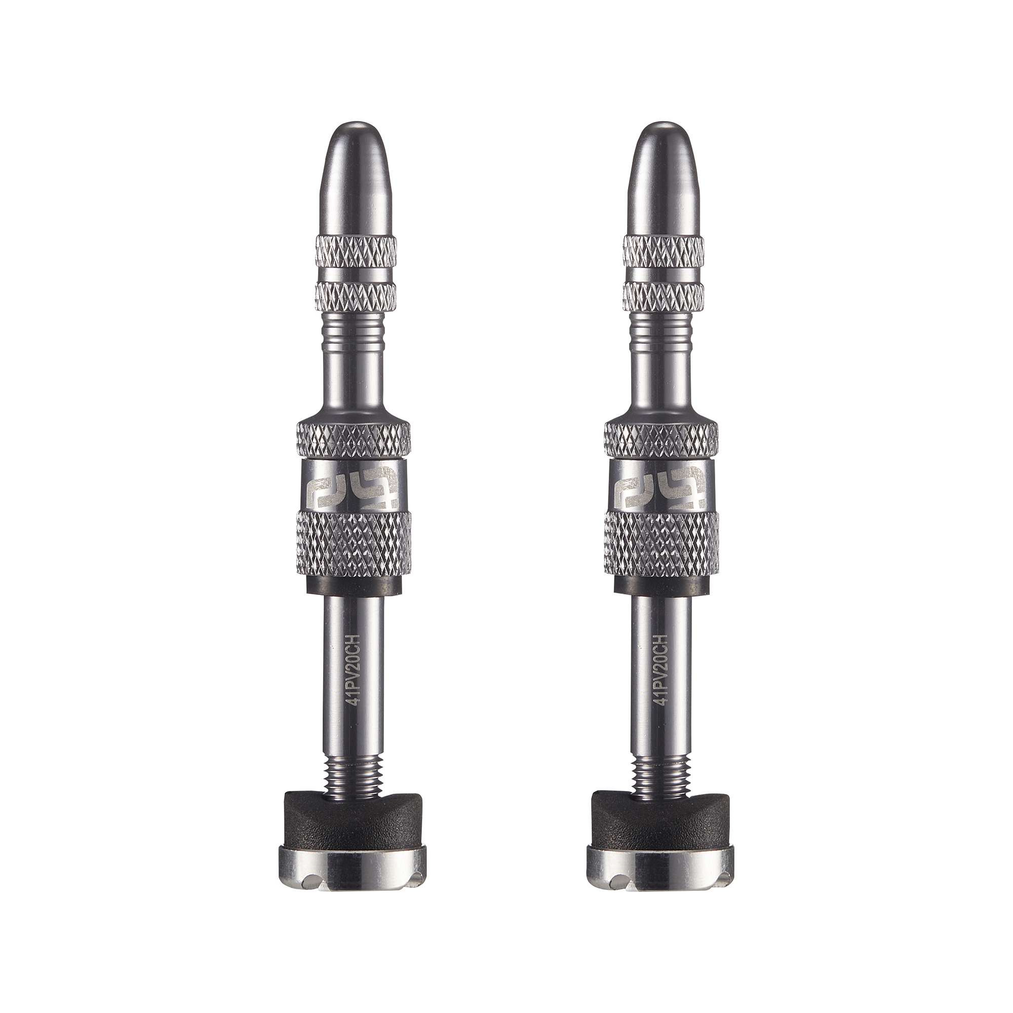 E*THIRTEEN QUICK FILL TUBELESS PRESTA VALVES, 23-31MM DEPTH, 2 PCS., SILVER E*THIRTEEN QUICK FILL TUBELESS PRESTA VALVES, 23-31MM DEPTH, 2 PCS., SILVER