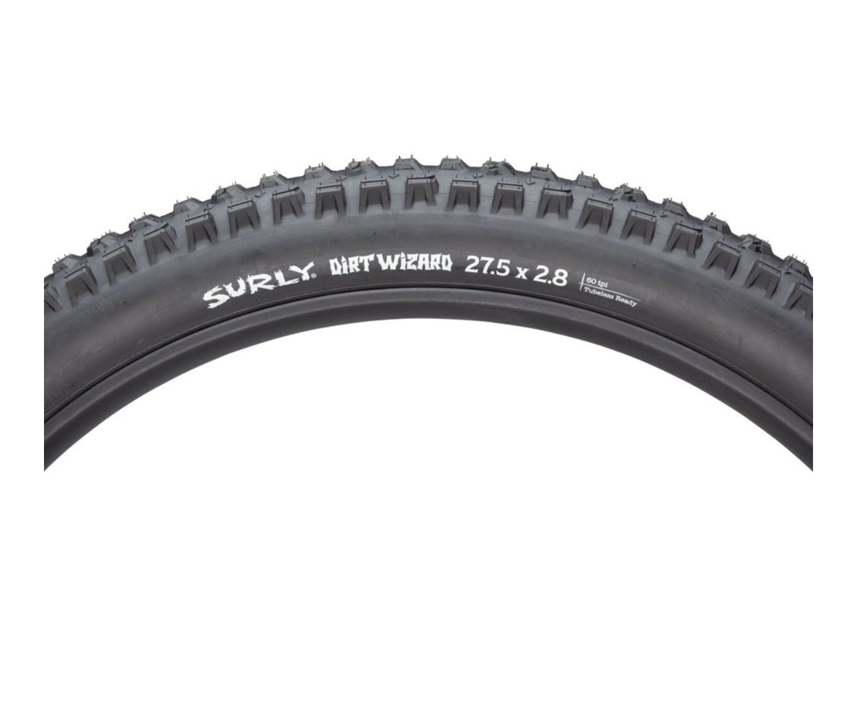 SURLY DIRT WIZARD FOLDING TIRE, 27.5X2.80", 71-584, 60TPI, TUBELESS READY