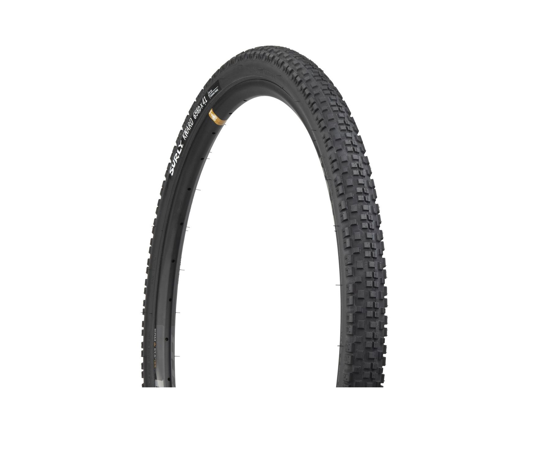 SURLY KNARD FOLDING TIRE, 650X41B, 44-584, 60TPI, TUBELESS READY SURLY KNARD FOLDING TIRE, 650X41B, 44-584, 60TPI, TUBELESS READY
