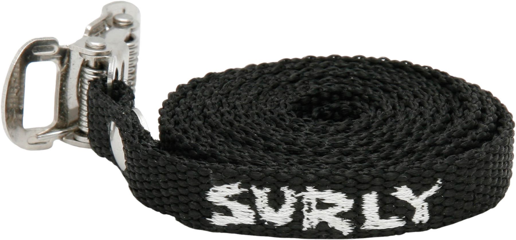SURLY JUNK STRAP, 120CM, STAINLESS STEEL BUCKLE, BLACK SURLY JUNK STRAP, 120CM, STAINLESS STEEL BUCKLE, BLACK