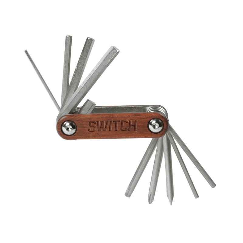 OUTIL MULTIFONCTION SWITCH CORPS BOIS 8 FONCTIONS CLE ALLEN + TOURNEVIS OUTIL MULTIFONCTION SWITCH CORPS BOIS 8 FONCTIONS CLE ALLEN + TOURNEVIS