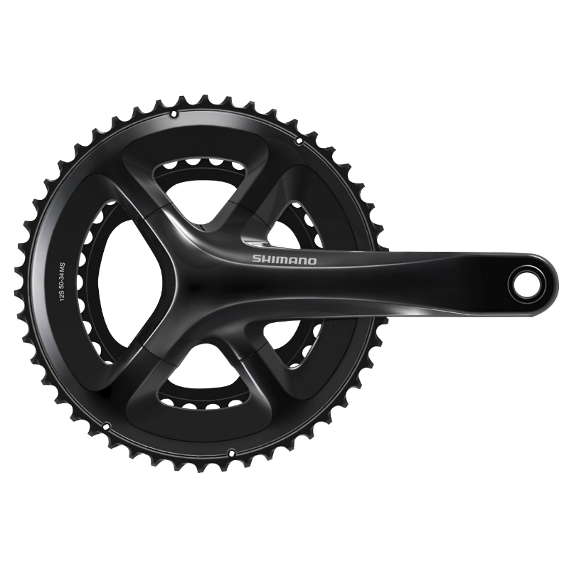 PEDALIER ROUTE SHIMANO 12V. RS520 NOIR 175MM 50-34 (COMPATIBLE TOUT GROUPE) PEDALIER ROUTE SHIMANO 12V. RS520 NOIR 175MM 50-34 (COMPATIBLE TOUT GROUPE)
