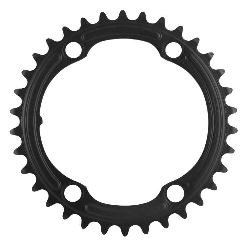 PLATEAU ROUTE 4BRA D.110 POUR SHIMANO 105 R7100 ORIGINE 34DTS INTERIEUR 12V. NOIR PLATEAU ROUTE 4BRA D.110 POUR SHIMANO 105 R7100 ORIGINE 34DTS INTERIEUR 12V. NOIR
