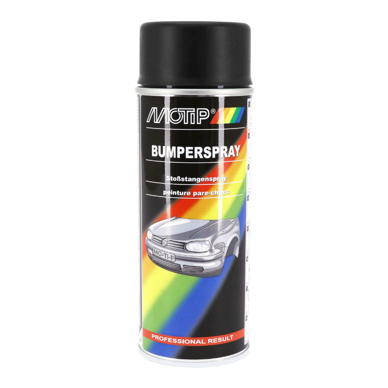 BOMBE DE PEINTURE MOTIP BUMPERSPRAY PLASTIQUE NOIR 400 ML (04073) BOMBE DE PEINTURE MOTIP BUMPERSPRAY PLASTIQUE NOIR 400 ML (04073)