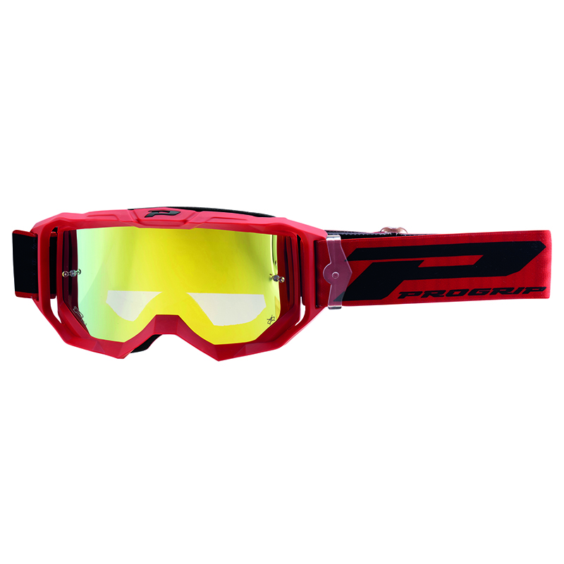 MASQUE-LUNETTES CROSS PROGRIP 3300 FL VISION GO MULTILAYERED ROUGE MAT ECRAN MIROIR JAUNE ANTI-RAYURES-ANTI U.V.-ANTI-BUEE (HOMOLOGUE CE-EN-N° AC-96025 REV.2) MASQUE-LUNETTES CROSS PROGRIP 3300 FL VISION GO MULTILAYERED ROUGE MAT ECRAN MIROIR JAUNE ANTI-RAYURES-ANTI U.V.-ANTI-BUEE (HOMOLOGUE CE-EN-N° AC-96025 REV.2)