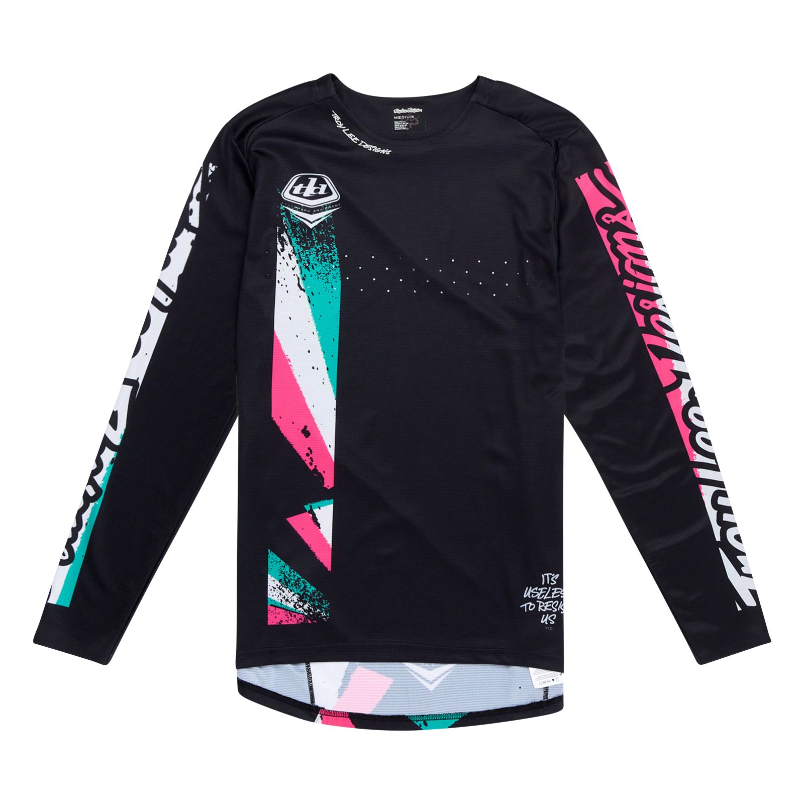 TROY LEE DESIGNS SPRINT JERSEY, FULL PULL, BLACK, L, L TROY LEE DESIGNS SPRINT JERSEY, FULL PULL, BLACK, L, L