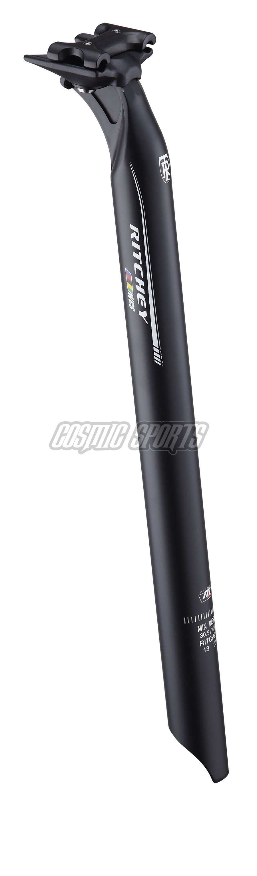 RITCHEY WCS LINK SEATPOST, 20MM, 400MM, 7X7/8X8.5/7X9/7X9.6MM RAILS, BLATTE, 30.9 RITCHEY WCS LINK SEATPOST, 20MM, 400MM, 7X7/8X8.5/7X9/7X9.6MM RAILS, BLATTE, 30.9
