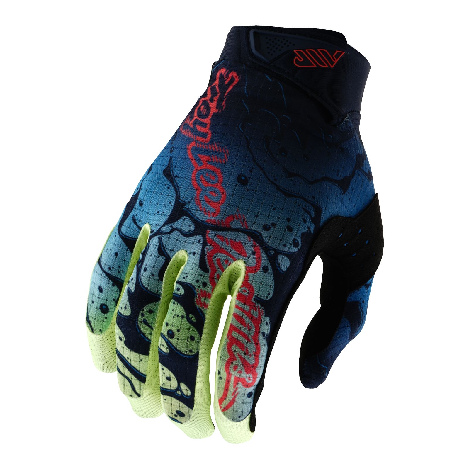 TROY LEE DESIGNS AIR GLOVE, DRIP, GLO YELLOW/DARK NAVY, YOUTH M, M, YOUTH TROY LEE DESIGNS AIR GLOVE, DRIP, GLO YELLOW/DARK NAVY, YOUTH M, M, YOUTH
