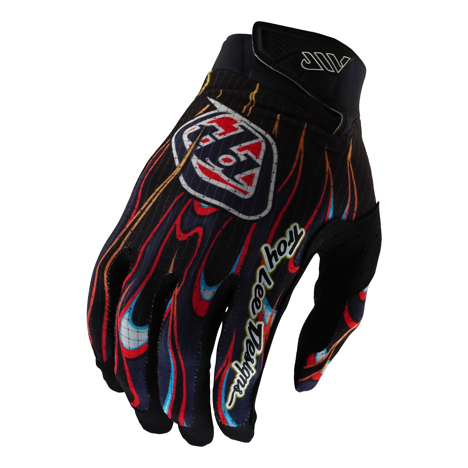 TROY LEE DESIGNS AIR GLOVE, TORCHED, BLACK/RED, YOUTH M, M, YOUTH TROY LEE DESIGNS AIR GLOVE, TORCHED, BLACK/RED, YOUTH M, M, YOUTH