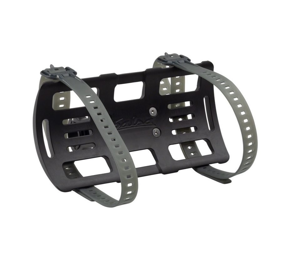 SALSA EXP SERIES ANYTHING CRADLE HANDLEBAR BAG SYSTEM, INCL. RUBBER STRAPS, BLACK SALSA EXP SERIES ANYTHING CRADLE HANDLEBAR BAG SYSTEM, INCL. RUBBER STRAPS, BLACK