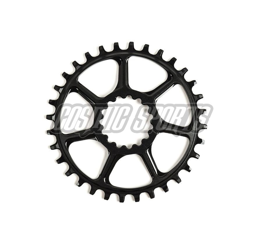 E*THIRTEEN ULTRALIGHT GUIDERING BOOST 5MM OFFSET, 36T., BLACK E*THIRTEEN ULTRALIGHT GUIDERING BOOST 5MM OFFSET, 36T., BLACK