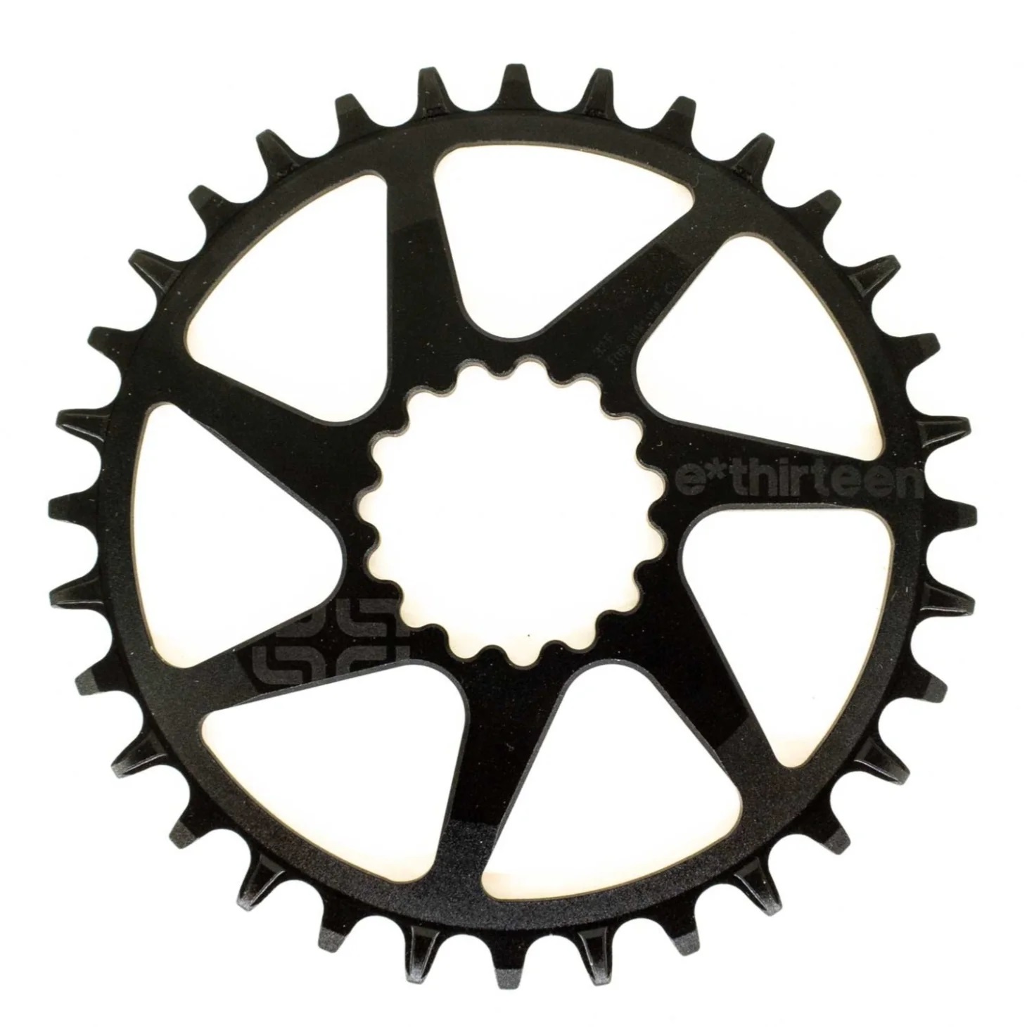 E*THIRTEEN HELIX PLUS GUIDERING DIRECT MOUNT CHAINRING, 30 Z., 52/55MM FLIP FLOP, BLACK E*THIRTEEN HELIX PLUS GUIDERING DIRECT MOUNT CHAINRING, 30 Z., 52/55MM FLIP FLOP, BLACK