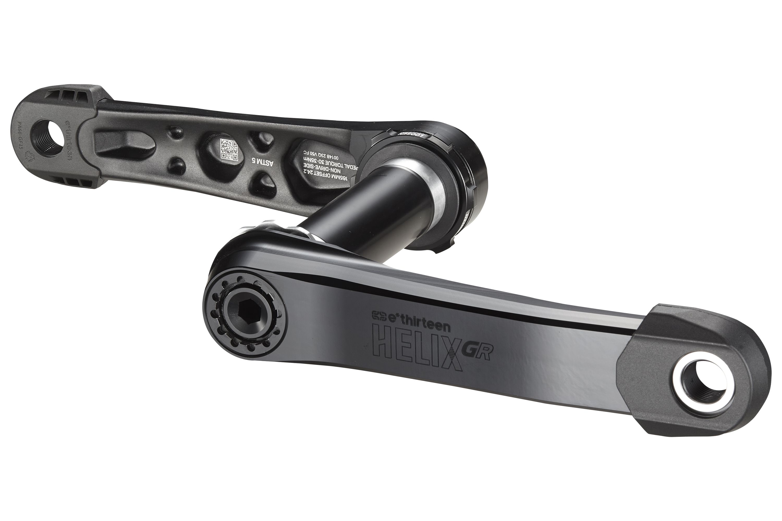 E*THIRTEEN HELIX RACE GR CRANK, 165MM, 83MM, SELF EXTRACTOR, BLACK E*THIRTEEN HELIX RACE GR CRANK, 165MM, 83MM, SELF EXTRACTOR, BLACK